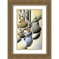thumbnail image 1 of Juan Gris 2x Matted 20x24 Gold Ornate Framed Art Print 'Still Life with Oil Lamp', 1 of 2