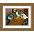 thumbnail image 1 of Juan Gris 2x Matted 24x20 Gold Ornate Framed Art Print 'Fantomas', 1 of 2