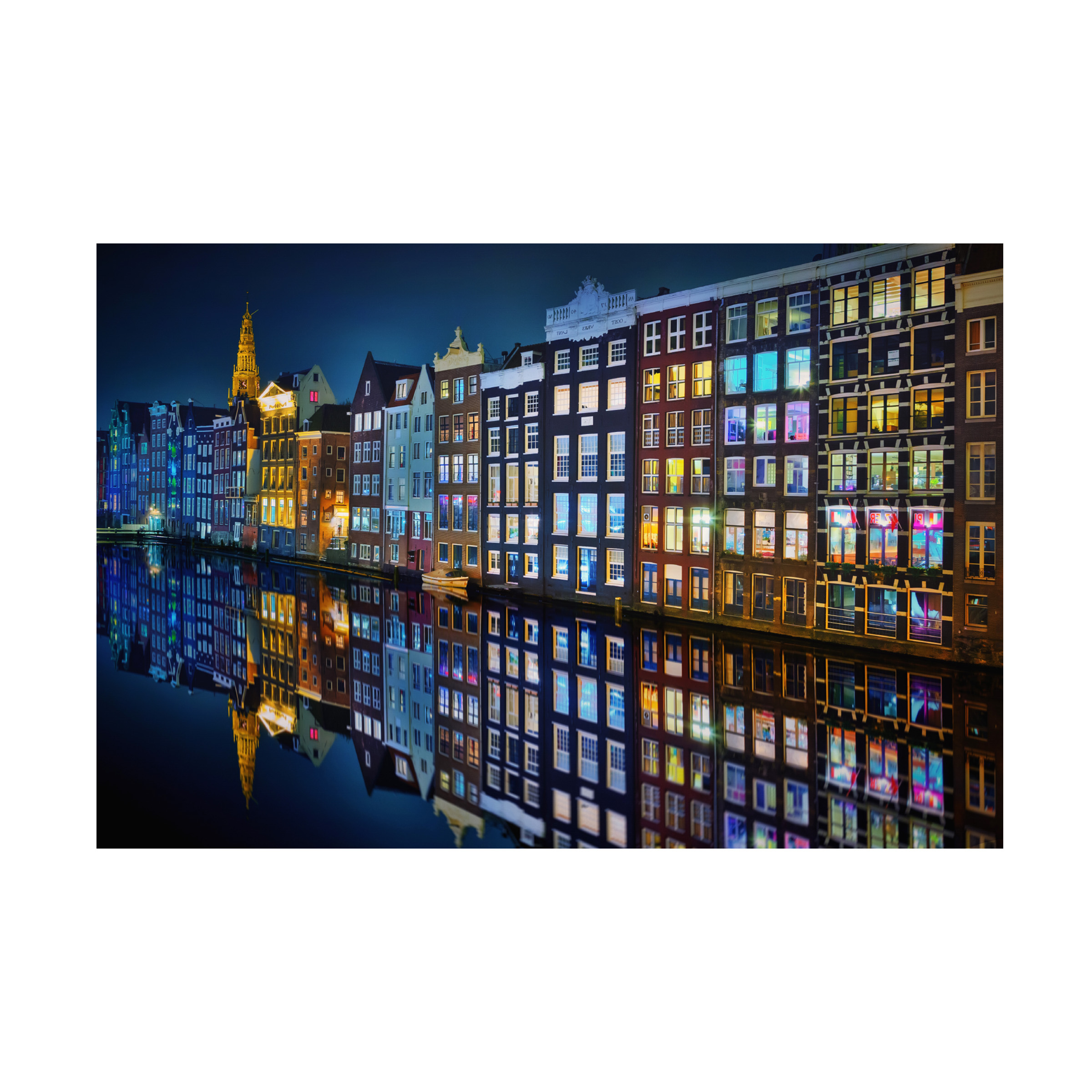 Juan Pablo De 'Amsterdam Mirror' Canvas Art