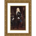 thumbnail image 1 of Juan Rodríguez Juárez 16x24 Gold Ornate Framed and Double Matted Museum Art Print Titled - Portrait of the Viceroy, the Duke of Linares, 1 of 4