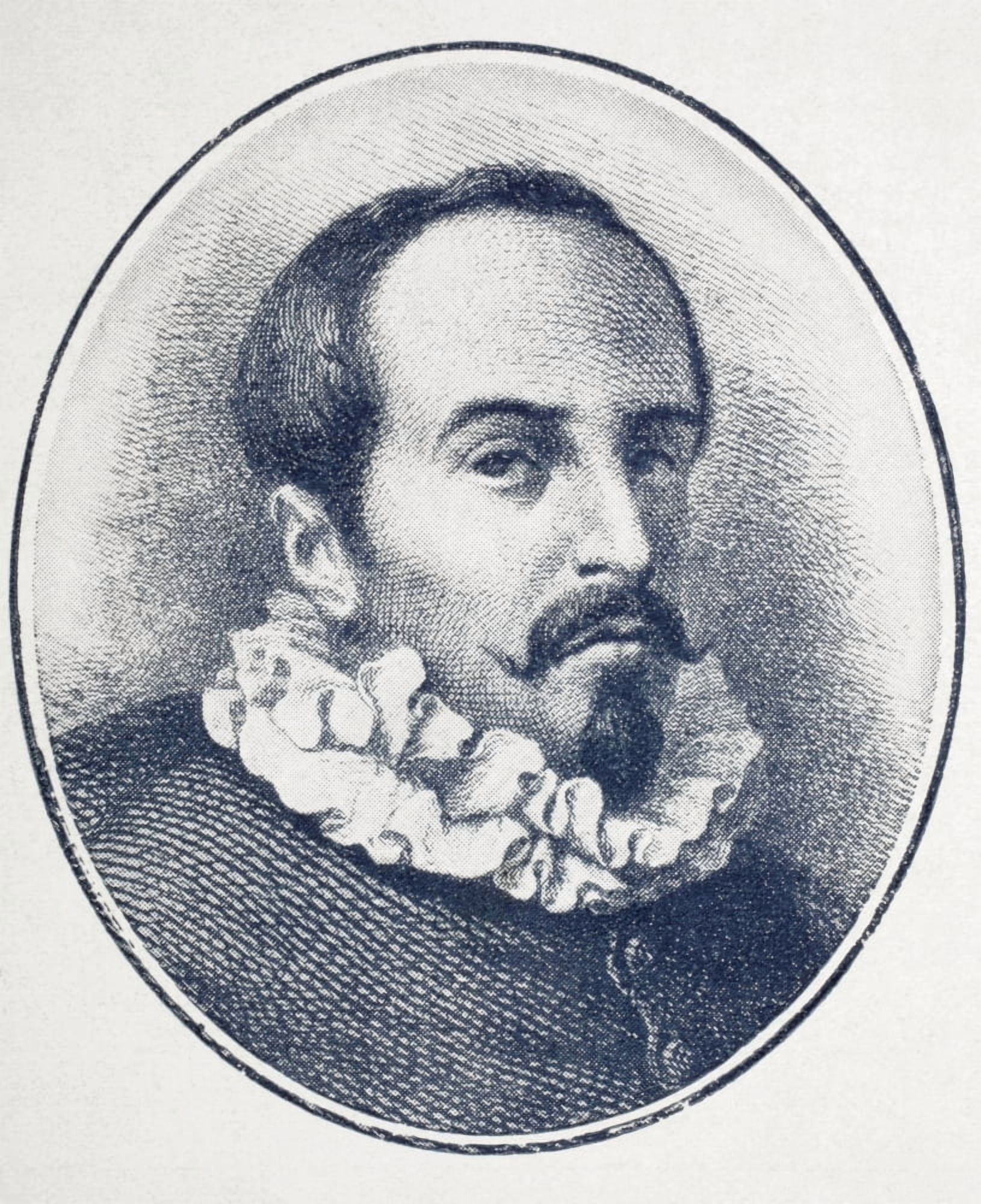 Juan Ruiz De Alarc Canvas Art - Ken Welsh Design Pics (12 x 15)