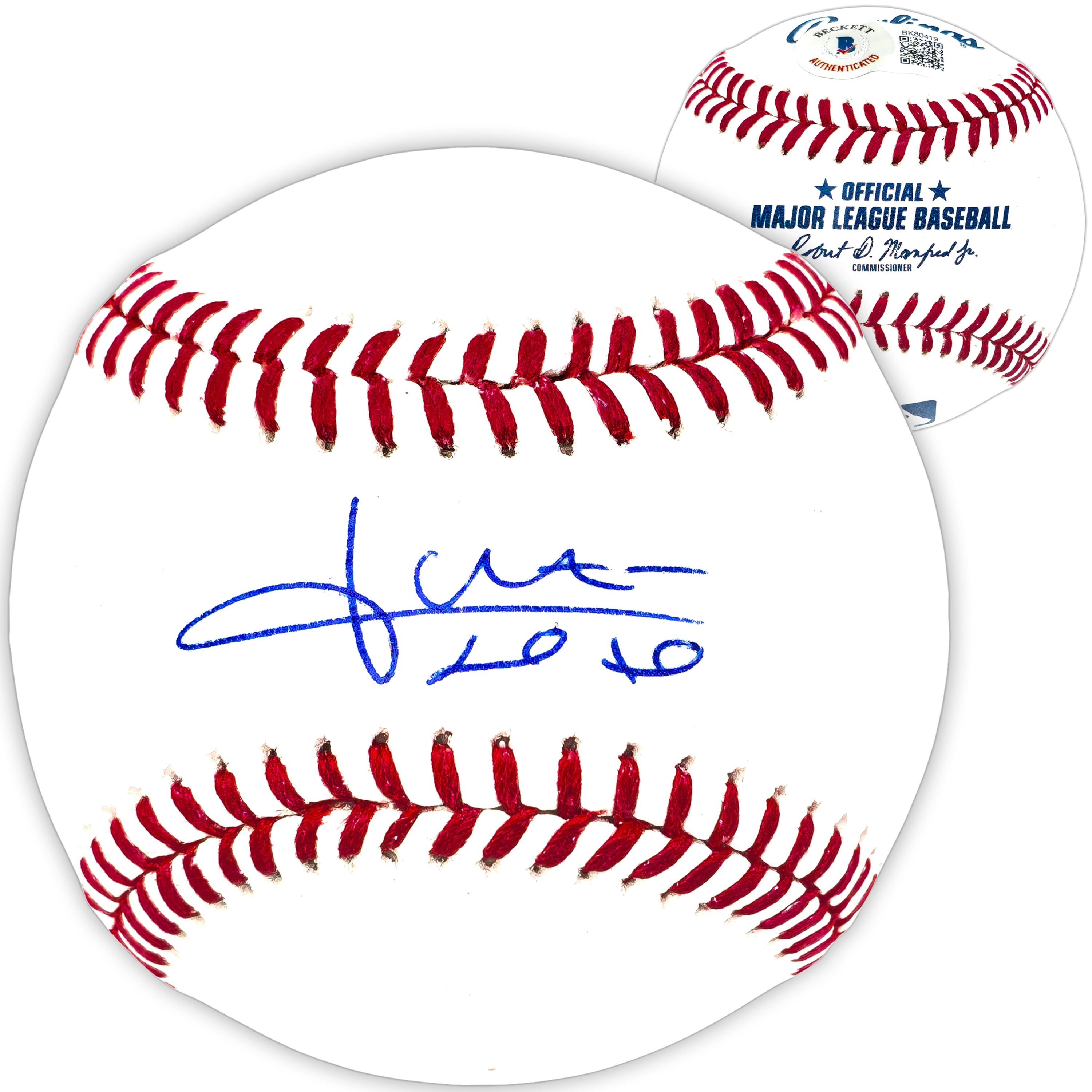 Juan Soto Autographed Official MLB Baseball New York Yankees Beckett