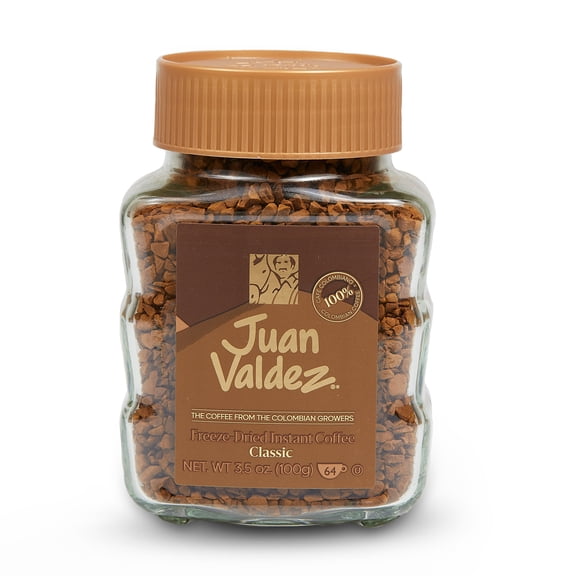 Juan Valdez Classic Freeze-Dried Instant Coffee – Premium Colombian, 3.52 oz