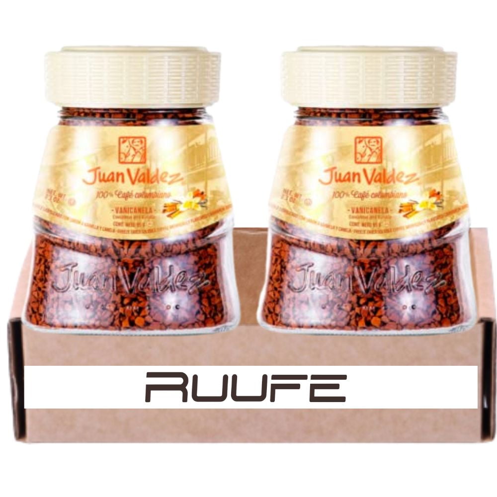 Juan Valdez Colombian coffee (Pack of 2) Soluble Vanilla Cinnamon
