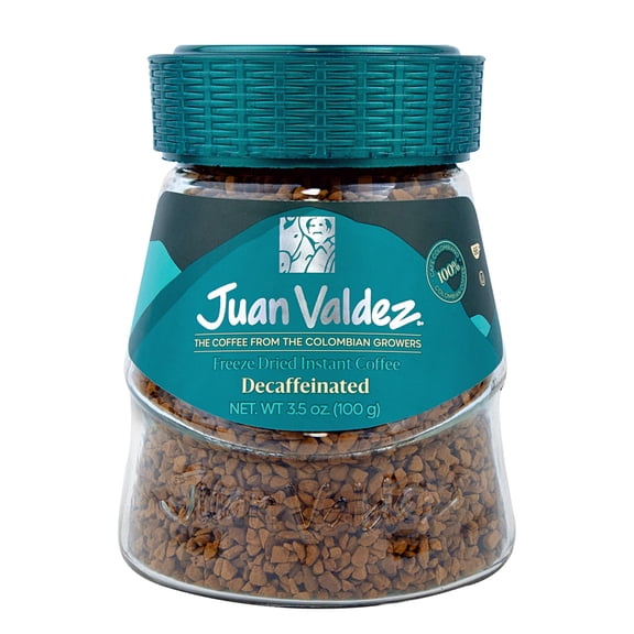 Juan Valdez - Rich Decaf Colombian Freeze Dried Coffee - 3.5 OZ, Case of 6