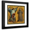 thumbnail image 1 of Juan de Flandes 15x16 Black Modern Framed Museum Art Print Titled - Saints Michael and Francis (ca. 1505-9), 1 of 5
