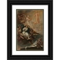 thumbnail image 1 of Juan de Valdés Leal 11x14 Black Ornate Wood Framed Double Matted Museum Art Print Titled: Study for ‘The Assumption of the Virgin’ for San Augustin, Seville (C. 1670-1672), 1 of 5