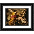 thumbnail image 1 of Juan de Valdes Leal 2x Matted 24x20 Black Ornate Framed Art Print 'The Sacrifice of Isaac', 1 of 2