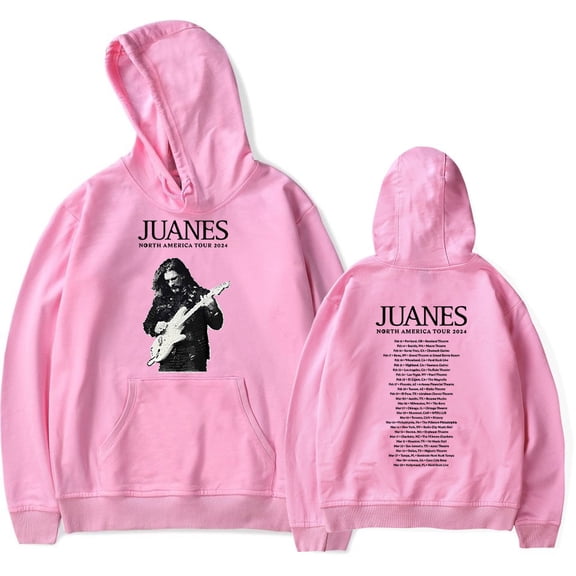 Juanes North American 2024 Tour Hoodie Juanes 2024 Concert Merch Unisex Casual Long Sleeve Sweatshirt