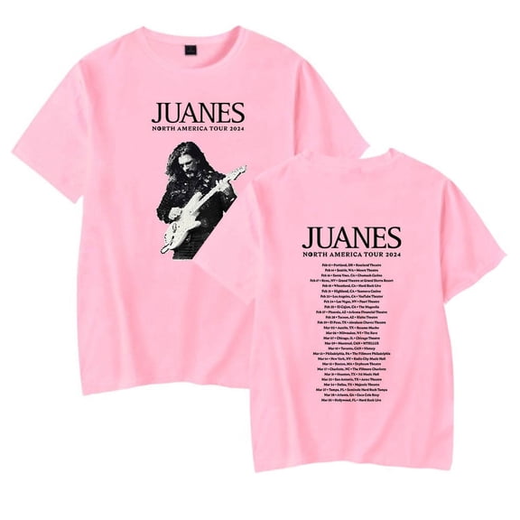 Juanes North American 2024 Tour T-Shirt Juanes 2024 Concert Women Men Fashion Short Sleeve