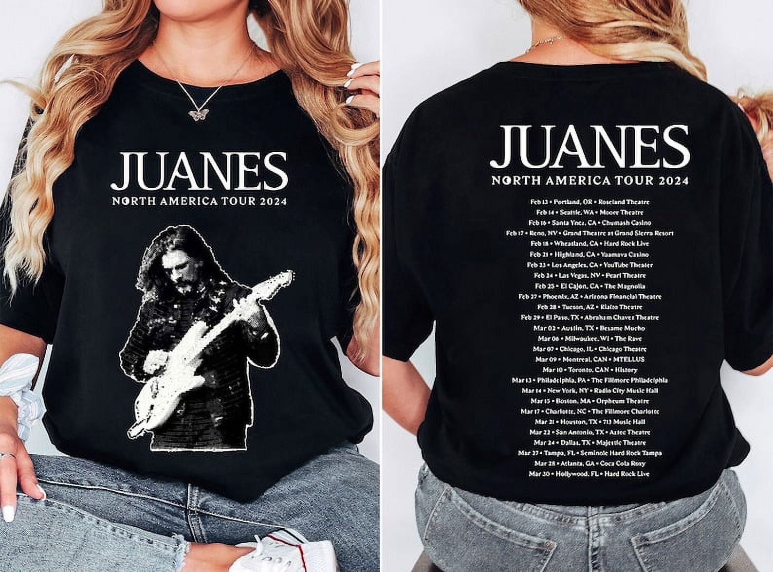 Juanes North American 2025 Tour TShirt, Juanes 2025 Concert, Juanes