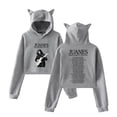 thumbnail image 1 of Juanes Tour 2024 Short Hoodie Casual Sweatshirt Fashion Cat Ear Clothes Unique Tops, 1 of 2
