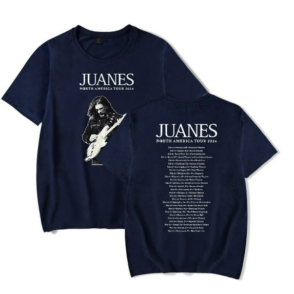 Juanes Tour 2024 Tshirt Unisex Crewneck Vintage Tee Fashion Short Sleeve Casual Shirt