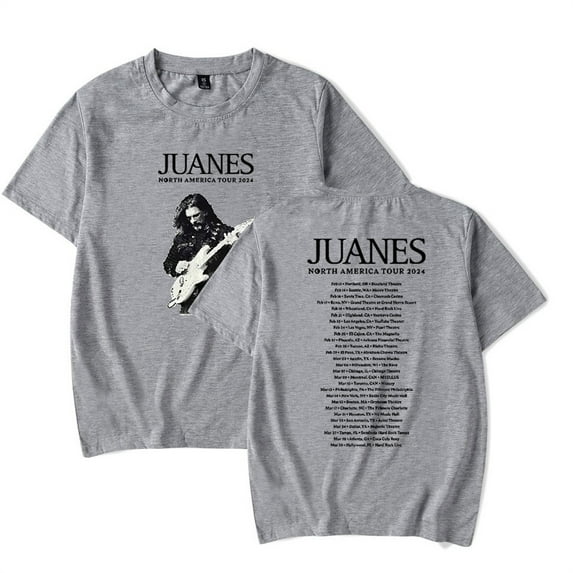 Juanes Tour 2024 Tshirt Unisex Crewneck Vintage Tee Fashion Short Sleeve Casual Shirt