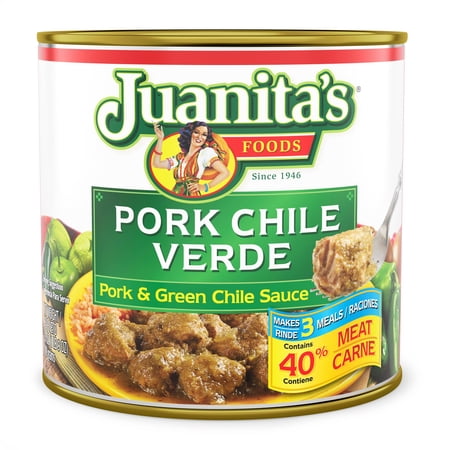 Juanita's Foods Pork Chile Verde, 25 oz, Aluminum Can