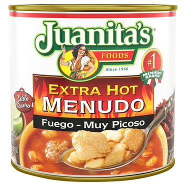 Juanita’s Foods Ready to Serve Extra Hot Menudo Soup, 25 oz Can