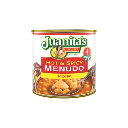 Juanita’s Foods Ready to Serve Hot & Spicy Menudo Soup, 25 oz Can