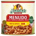 thumbnail image 1 of Juanita’s Foods Ready to Serve Hot & Spicy Menudo Soup, 25 oz Can, 1 of 6