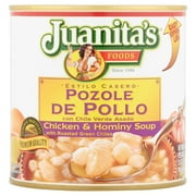 Juanita's Pozole De Pollo Chicken & Hominy Soup, 25 oz