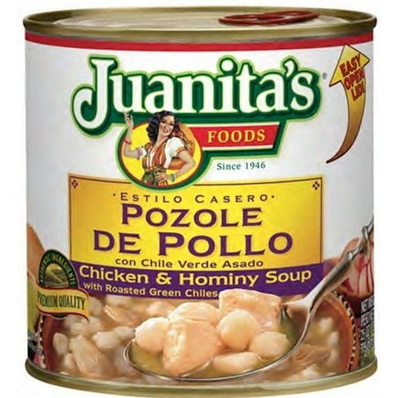 Juanita's Soup Chicken and Hominy Pozole De Pollo 29.5 oz (Pack of 10)