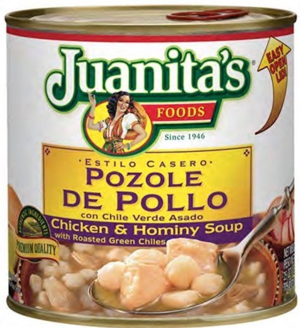 Juanita's Soup Chicken and Hominy Pozole De Pollo 29.5 oz (Pack of 2)