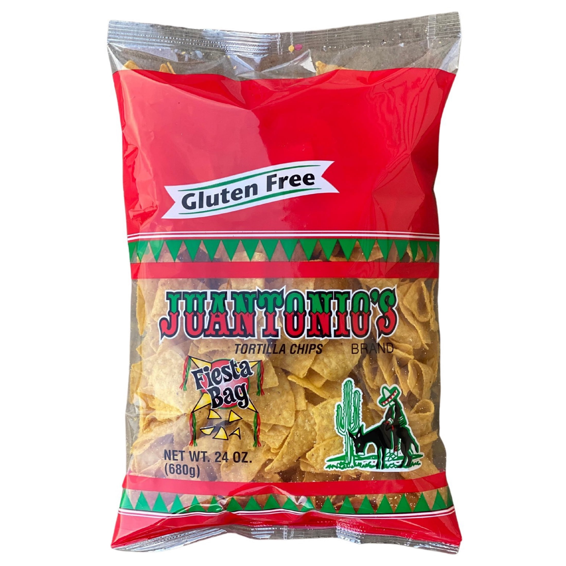 Juantonio's Tortilla Chips, Gluten-Free, Fiesta Bag, 24 oz Bag