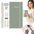thumbnail image 1 of Juaoua 2026-2027 Planner Notebook,Spiral Bound Academic Planner, Weekly & Monthly Planner & Calendar,Hardcover Large Planning Agenda With Tabs for Writing Note or To Do List,Home Office Supplies, 1 of 9