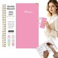 thumbnail image 1 of Juaoua 2026-2027 Planner Notebook,Spiral Bound Academic Planner, Weekly & Monthly Planner & Calendar,Hardcover Large Planning Agenda With Tabs for Writing Note or To Do List,Home Office Supplies, 1 of 9