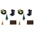 thumbnail image 1 of Juaoua Christmas Miniature Dollhouse Gnome Accessories Set,DollHouse Miniatures Christmas Decoration,Mini Scene Model Pretend Toys for Festival Holiday Party Favors Gift,Diy Decoration Ornaments, 1 of 5