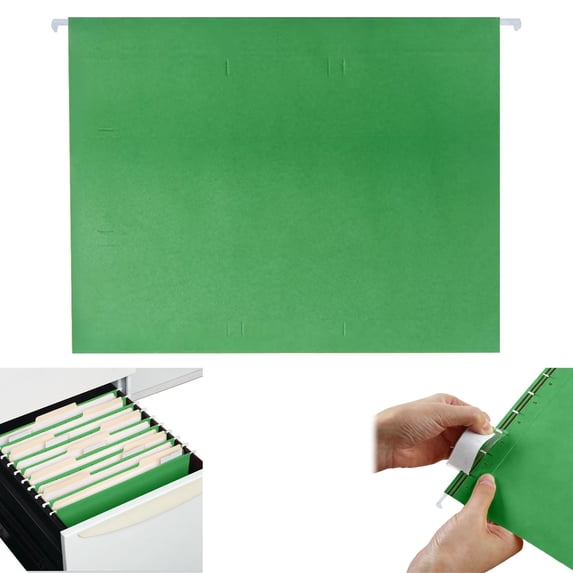 Juaoua Color Hanging File Folders,Paper Suspended File Organizer With In Tabs and Inserts,Document Organization For Cabinet Drawer Paper Management,Home Office Supplies,Classroom & Teacher Essentials