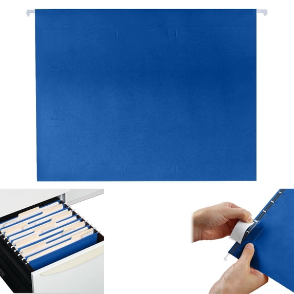Juaoua Color Hanging File Folders,Paper Suspended File Organizer With In Tabs and Inserts,Document Organization For Cabinet Drawer Paper Management,Home Office Supplies,Classroom & Teacher Essentials