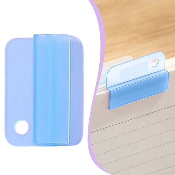Juaoua Colored PP Plastic Index Page Clips,Writable and Repositionable File Tabs Flags,Removable Index Tabs Dividers for Reading Notes,Reusable File Index Clips Bookmarks,Classroom&Teacher Essentials