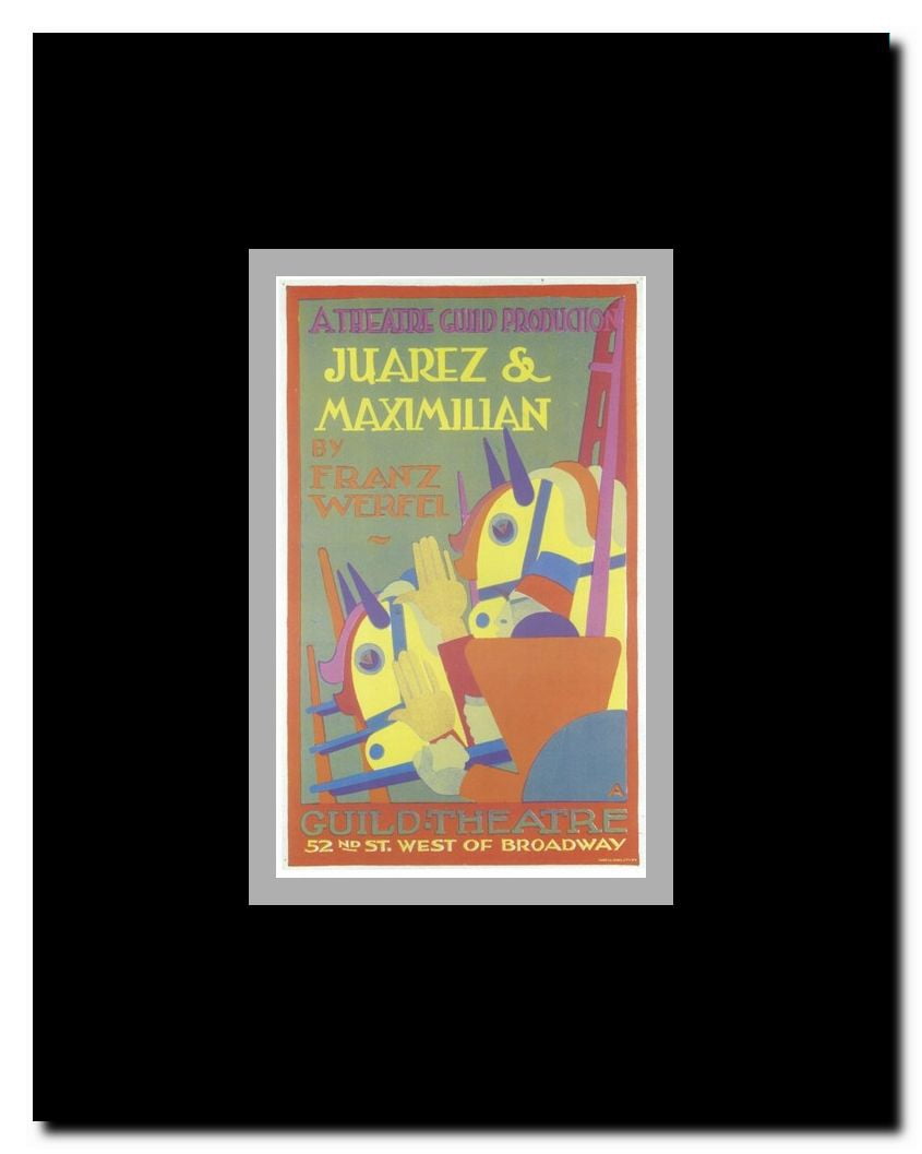 Juarez And Maximilian (Broadway) Framed Movie Poster
