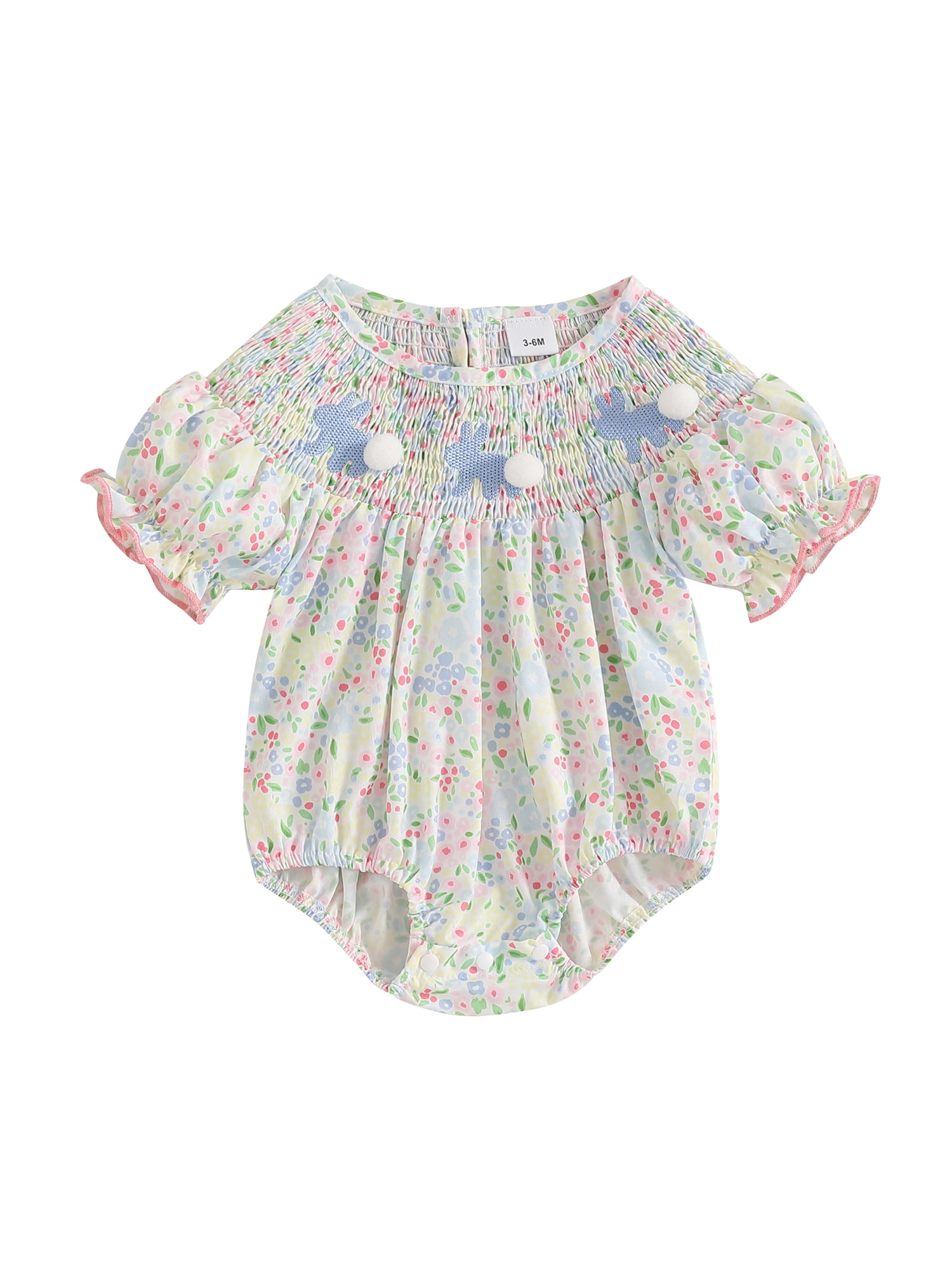 Baby Girl Neutral Outfit Baby Gil Clothes Cotton Bubble Ompe