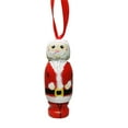 thumbnail image 1 of Jubilant Christmas Santa Claus Hanging Decoration Rustic Wooden Stretchable Standing Santa Claus Desktop Ornament Xmas Tree Pendant Holiday Gift, 1 of 8