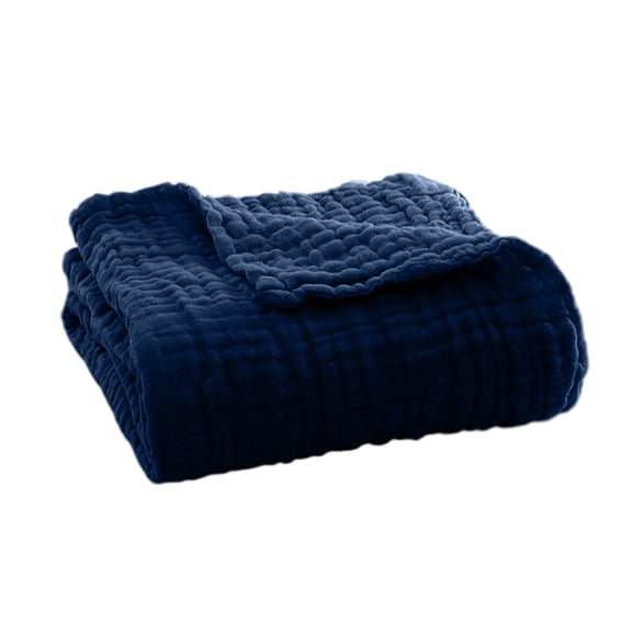 Jubilant  Easy Care Muslin Blanket Muslin Blanket Summer Couch Throw Lightweight Cotton Breathable Comfort Wrap for Bed Sofa Travel Holiday Use Easy Care