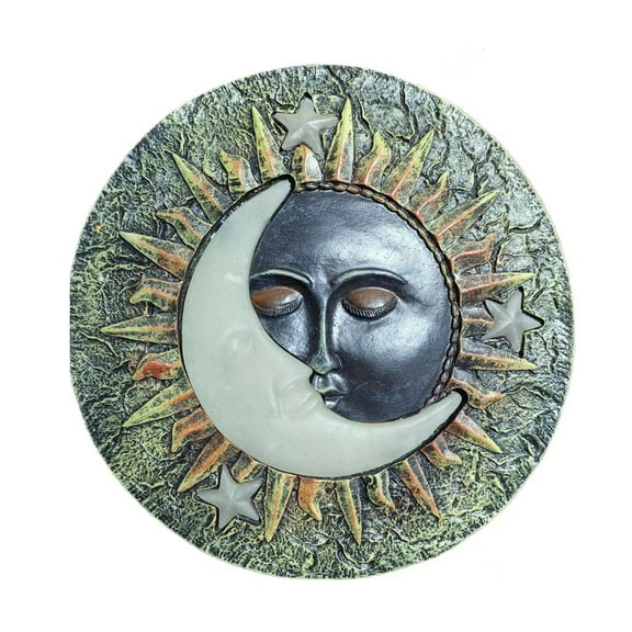 Jubilant  Garden Stepping Stones Resin Stepping Stone Glow-in-the-dark Butterfly Resin Garden Stepping Stone Moon Sun Star Design for Outdoor Decor for Patio