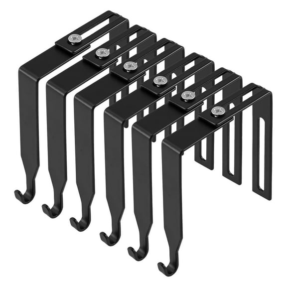 Jubilant Heavy Duty Weatherproof Hooks Adjustable Outdoor Hangers 2/4/6/8/10pcs Adjustable Outdoor Light String Hooks Heavy Duty Weatherproof for Outdoor