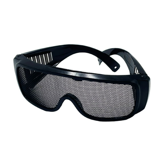 Jubilant Impact-resistant Protective Glasses Safety Goggles with Metal Mesh Lens Impact-resistant Lightweight Protective Glasses for Outdoor Use Tactical