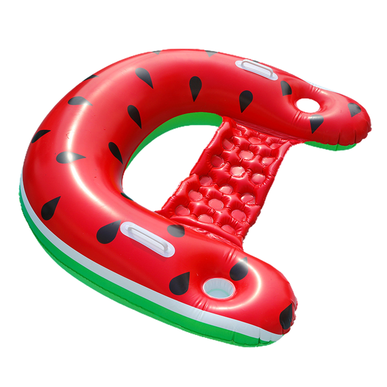 Jubilant Inflatable Pool Float Chair with Cup Holders Armrests Stable U