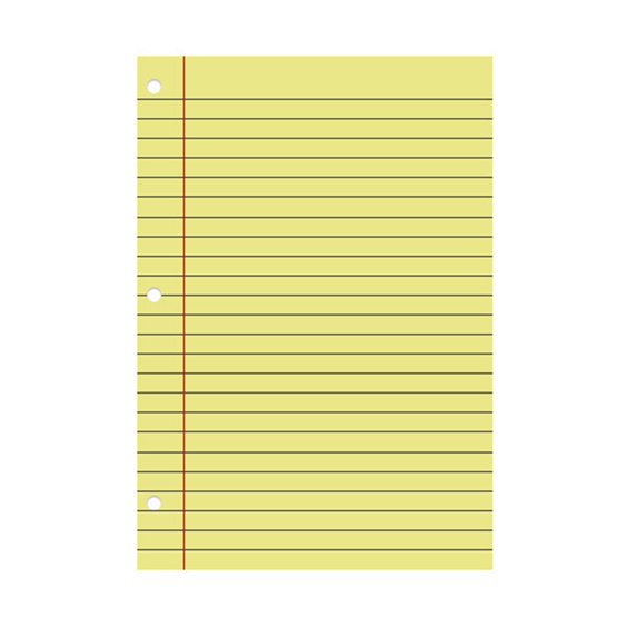 Jubilant Loose Paper 200 Sheets Quality College Ruled Paper 200 Sheets Loose Paper 8 X 10.5 College Ruled Ink Penetration Proof 3-hole Punched for Notebooks