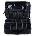 thumbnail image 1 of Jubilant Makeup Organizer Tool Bag with Thermal Insulation Layer Large Capacity Waterproof Adjustable Oxford Makeup Storage Organizer Box, 1 of 7