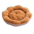 thumbnail image 1 of Jubilant  Semi-enclosed Pet Bed for Cats Pet Bed with Removable Cover Winter Flower Shaped Plush Pet Bed with Removable Washable Cover Anti-slip for Small, 1 of 8
