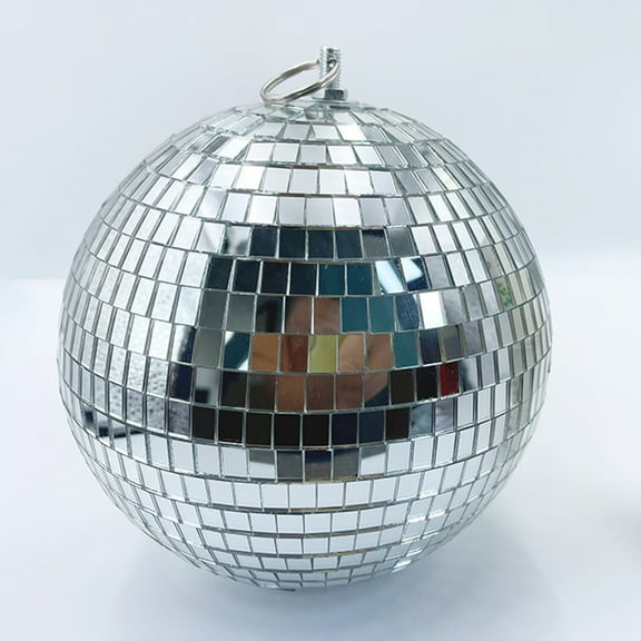 Jubilant Silver mirror reflective hanging disco ball for easy installation, excellent safety, charming atmosphere, and suitable for parties, Christmas, and birthdays