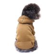 thumbnail image 1 of Jubilant  Solid Color Dog Hoodie Pet Dog Hoodie Winter Solid Color Hooded Sweatshirt Sporty Pullover Design with Pocket Warm Windproof Pet Apparel for Breeds, 1 of 8
