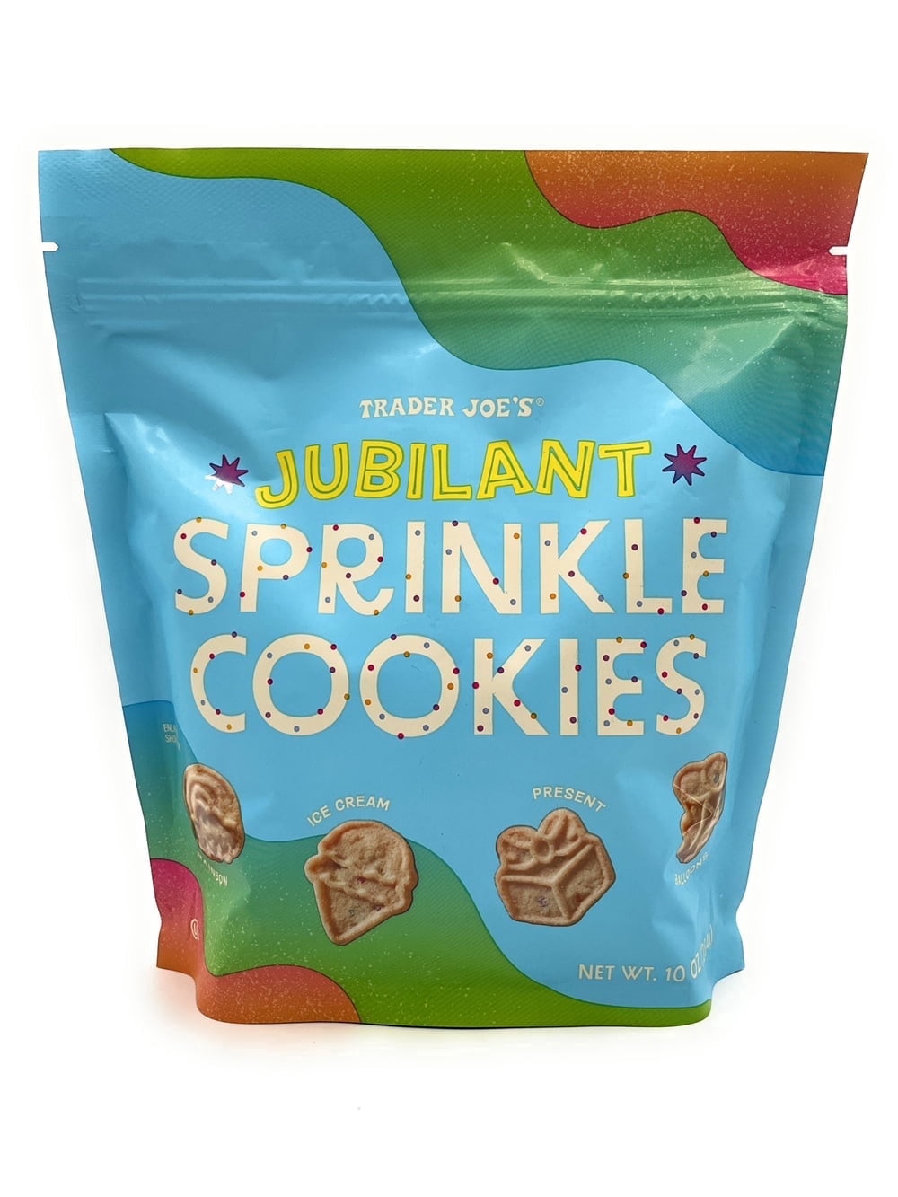 Trader Joe's Jubilant Sprinkle Cookies Assorted Shapes 10 oz - Walmart.com