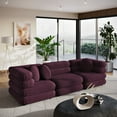 thumbnail image 1 of Jubilee 3-Piece Sectional Sofa in Mulberry, 1 of 10
