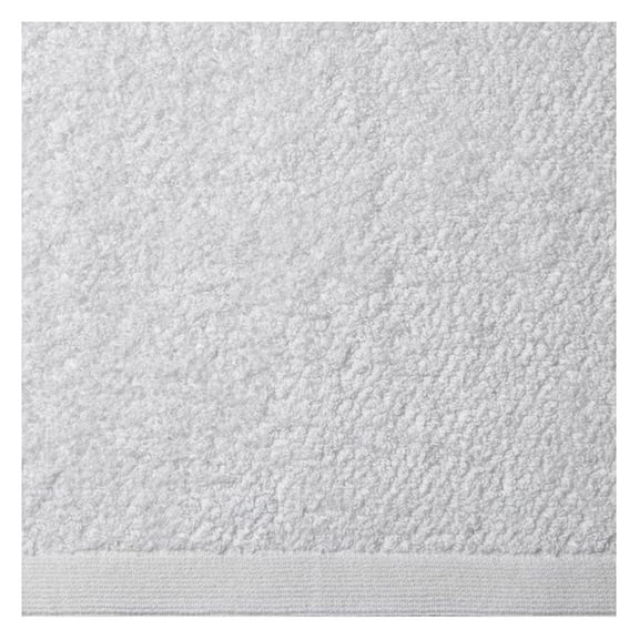 Jubilee Bath Towels - Luxurious 100% Long Staple Cotton Textured Bath Towels with 600 Gram Weight - Wash Cloth (White)