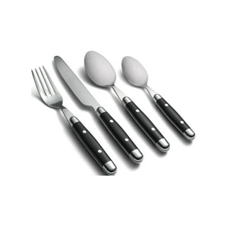 JetBlack™ - Premium Stainless Steel Black Silverware Set (8 / 16 / 24 –  SucreEtCoton