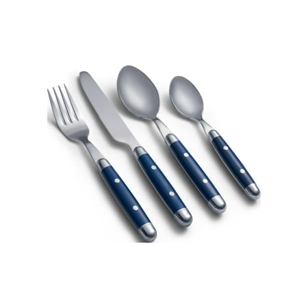 Jubilee Blue 18/0 16-Piece Flatware Set, Service for 4